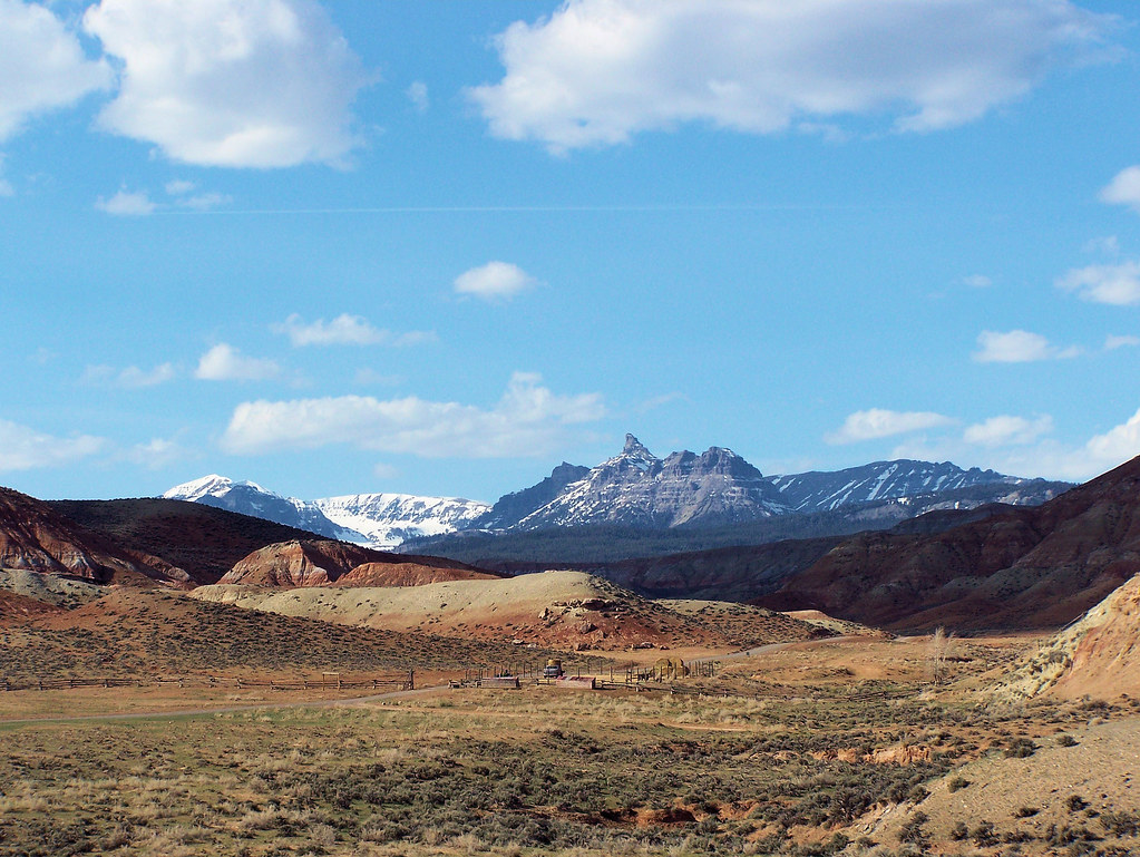 Snow Caps Near Pavillion, Wyoming Visit our website at www… Flickr
