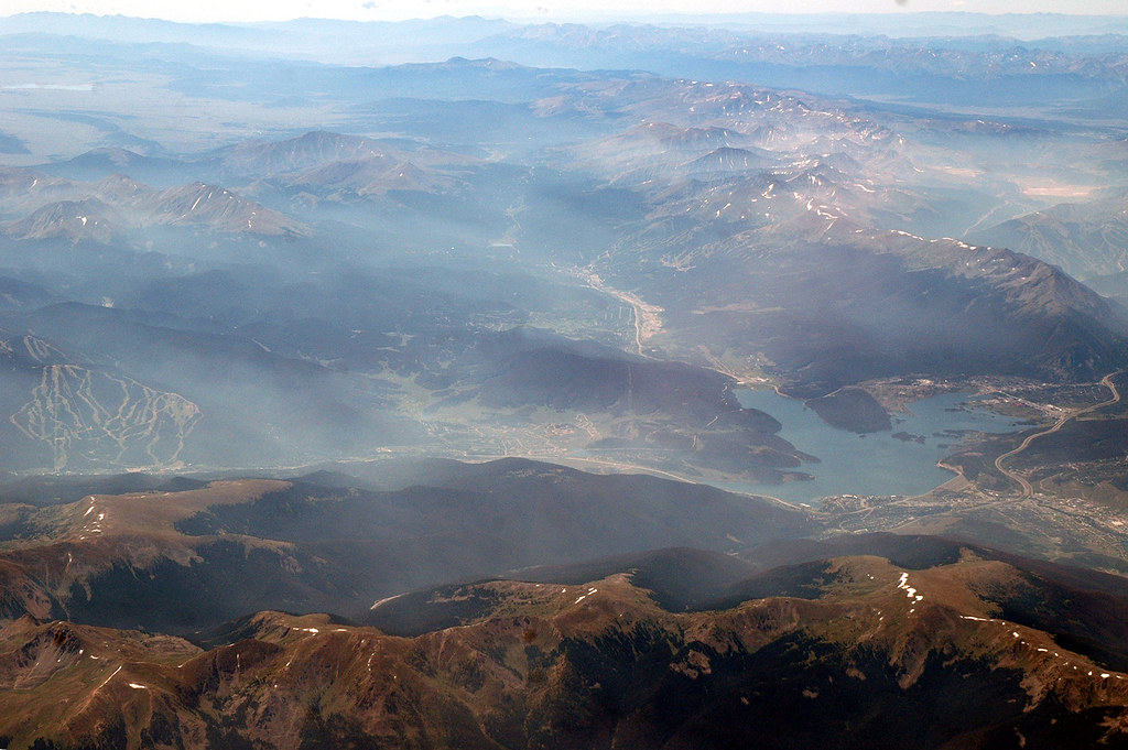 Lake Dillon What looks like a ski and lake resort below us… Flickr
