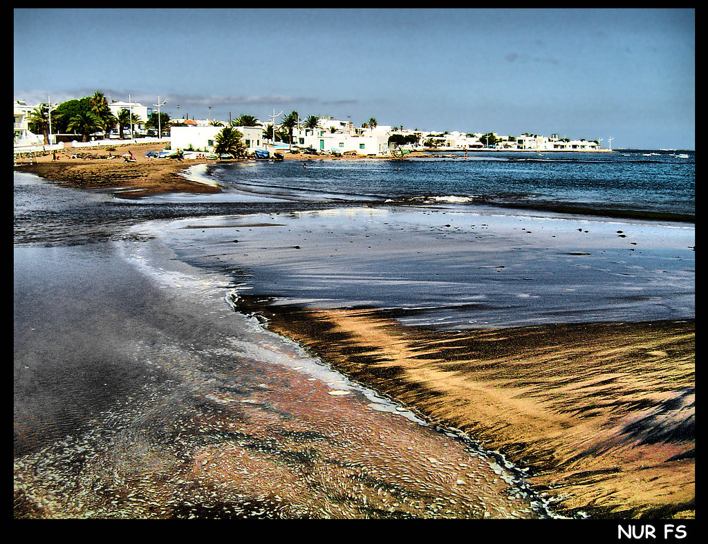 HDR PLAYA HONDA (LANZAROTE) Primer HDR uffff!!!! NUR FS Flickr