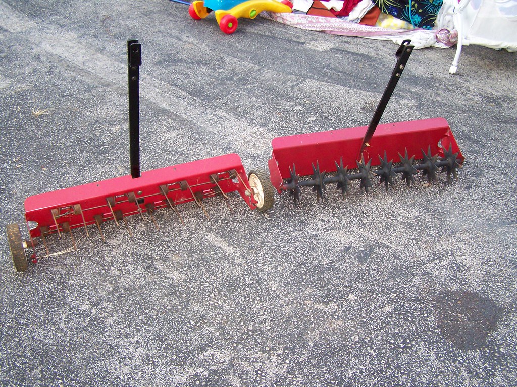 Lawn Ariator & Dethatcher for use with riding lawn mower, … Flickr