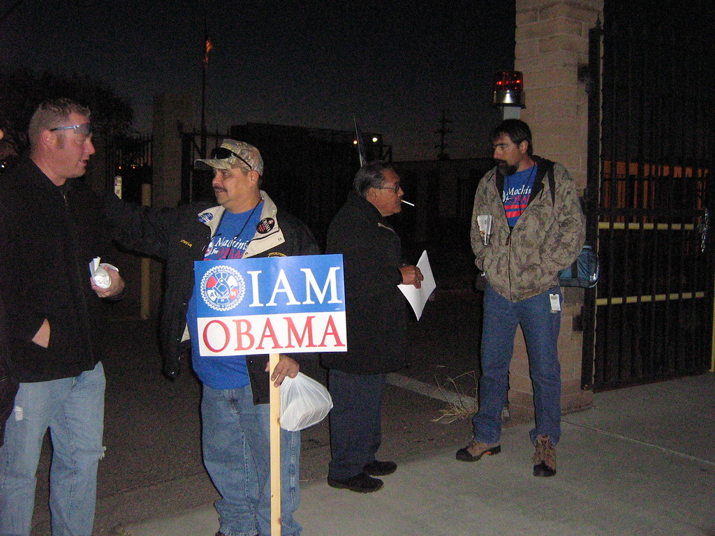 NM IAM Worksite leafleting AFLCIO America's Unions Flickr