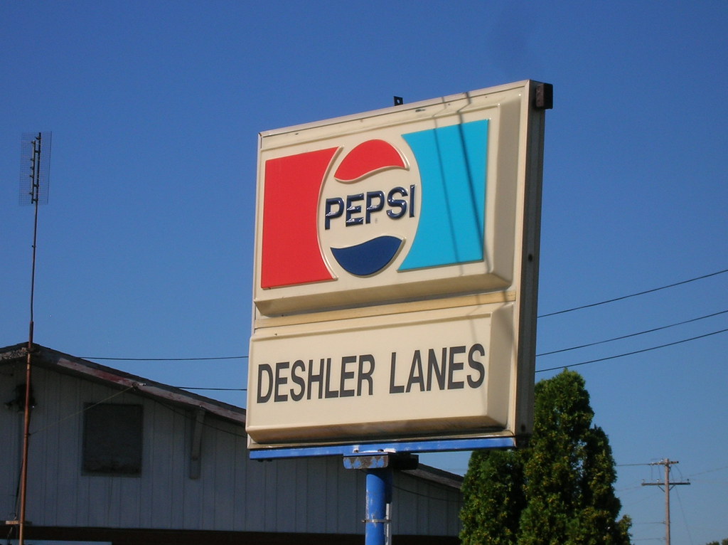 Bowling Alley Pepsi SignDeshler, Ohio Aaron Turner Flickr