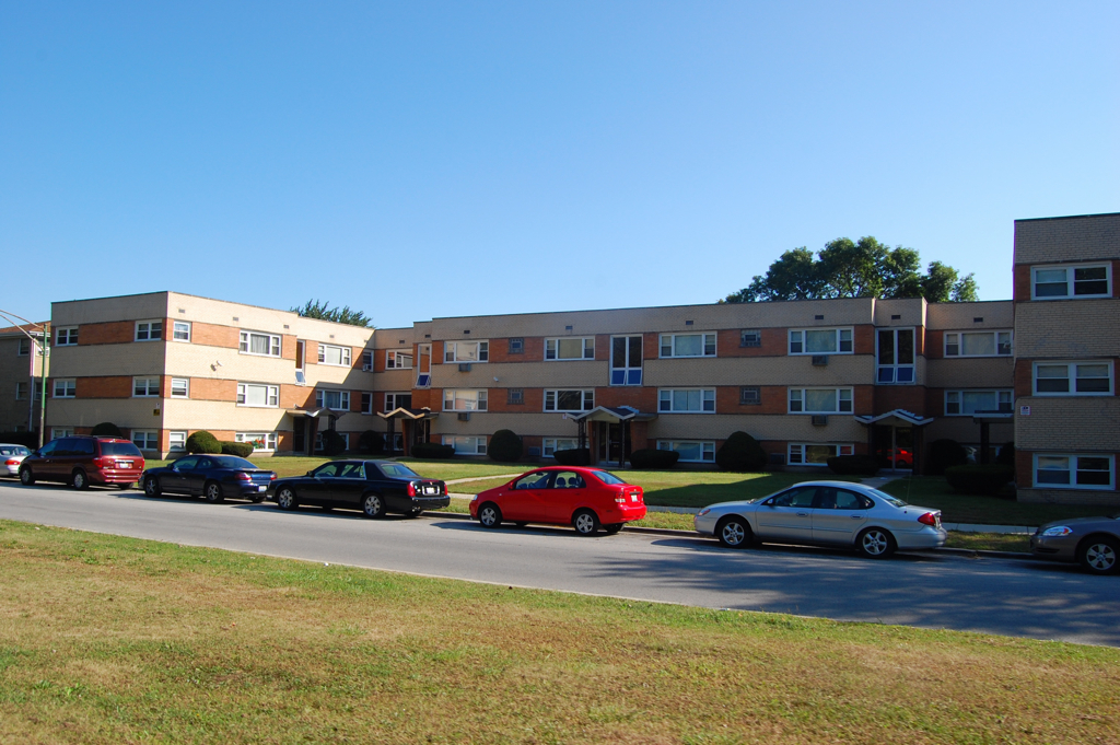 horizontality A 1964 courtyard apartment in banded brick a… Flickr