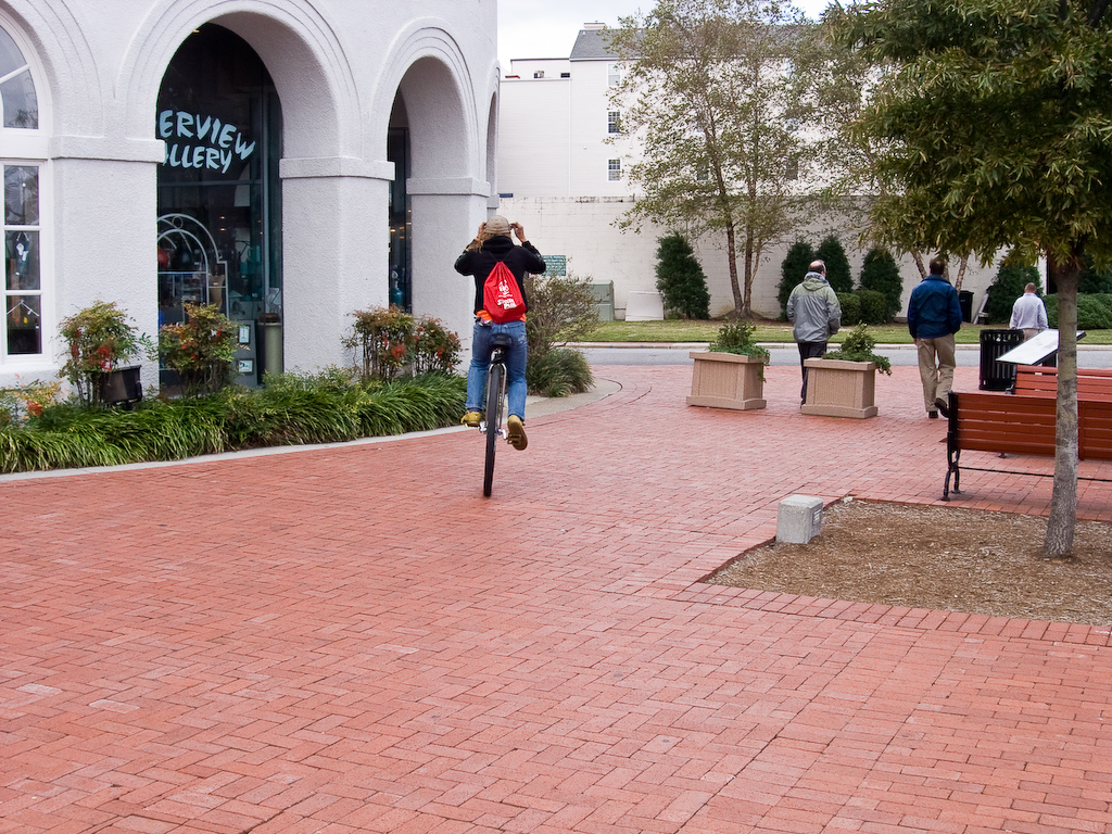 Unicycle Portside, Portsmouth, VA Michael Tefft Flickr