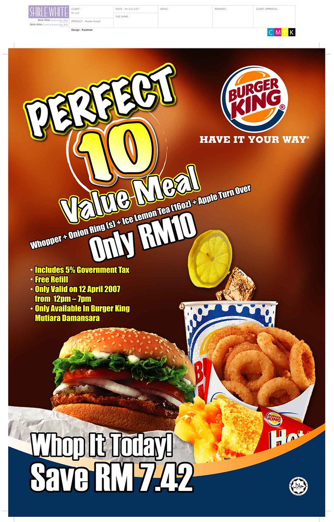 burger king promo poster creative soho Flickr