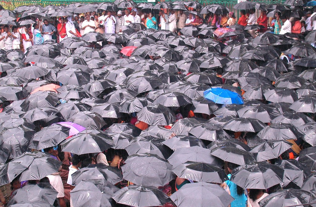 Rainumbrella meeting photo by M.S. Prakash, Malayalam New… Flickr