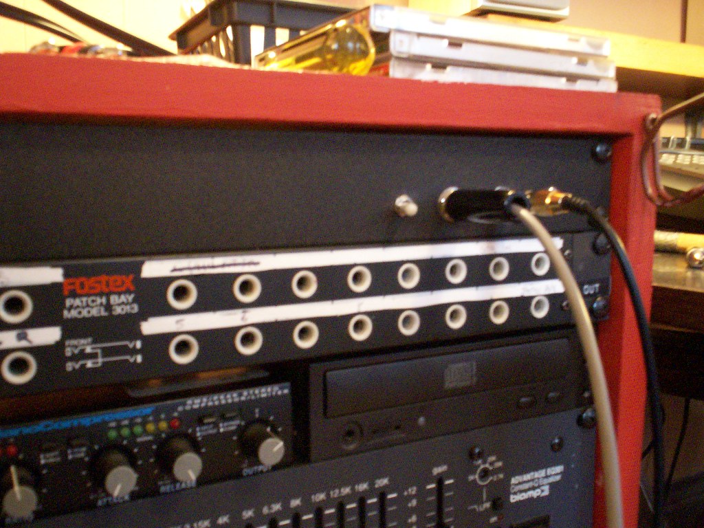 Cheap Rackmount Rack mounting with a 1U panel and a piece … Flickr