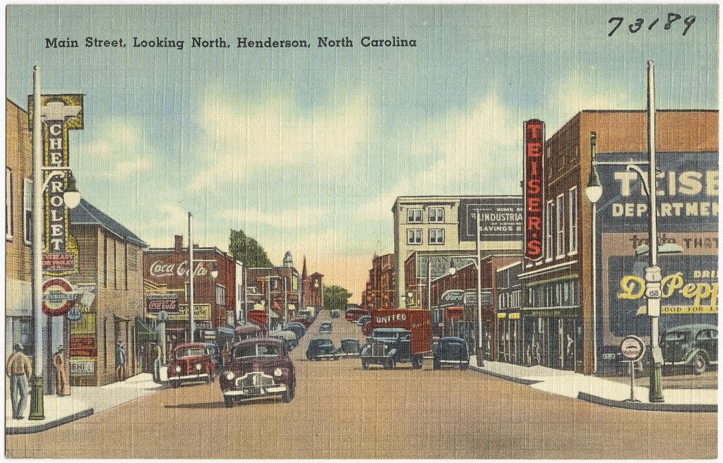 Main street, looking North, Henderson, North Carolina Flickr