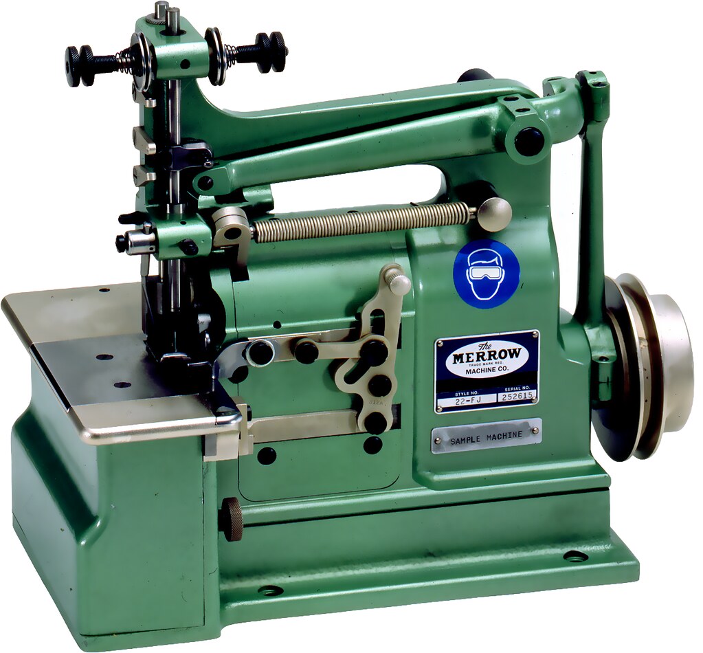 Merrow Sewing Machine, Model 22FJ the Merrow 22FJ machin… Flickr