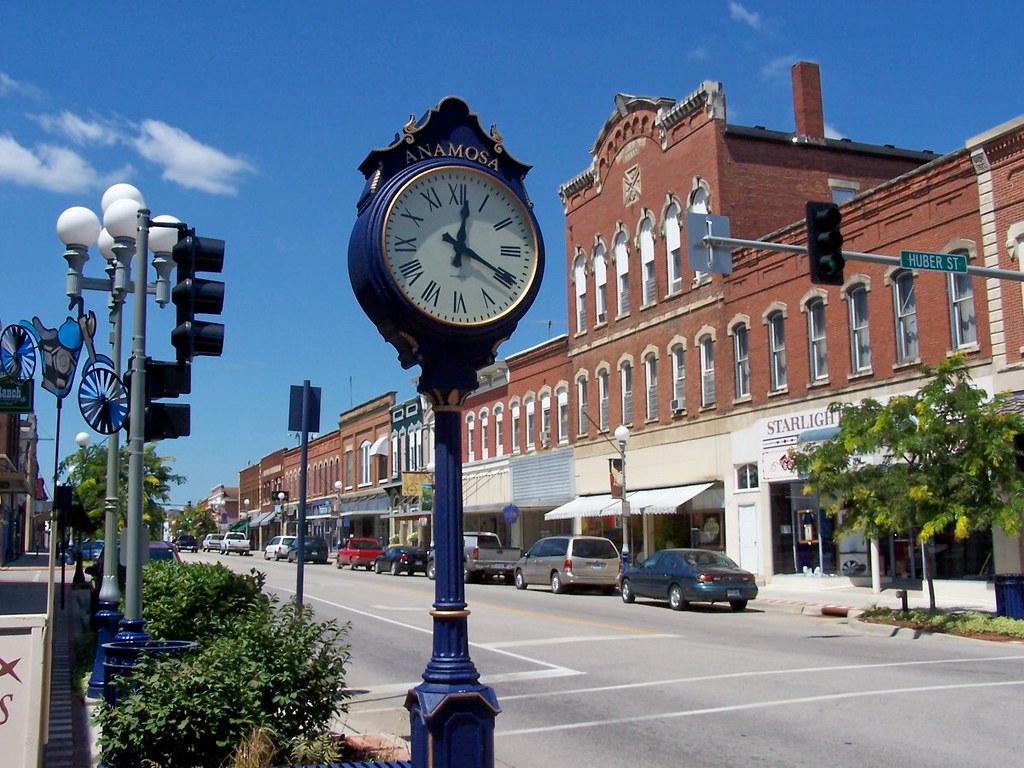 Beautiful Downtown Anamosa, Iowa Main Street, Anamosa, Iow… Flickr