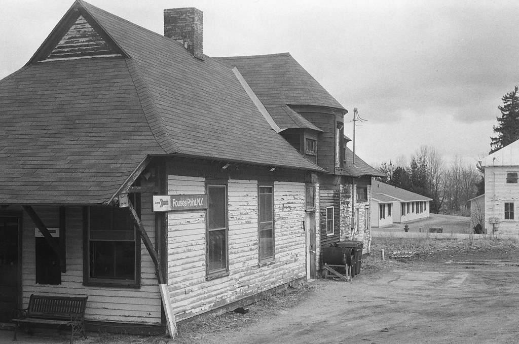 Rouses Point, NY The first Amtrak station south of the bor… Flickr