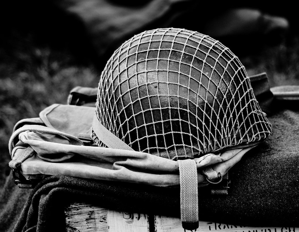 WWII American Helmet Paul J Everett Flickr
