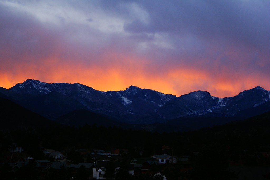 The Rocky Mountains Sunset Estes Park, CO UsMooses Flickr