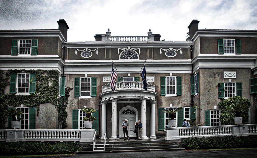 Main Entrance to the Springwood Estate Franklin D. Roos… Flickr