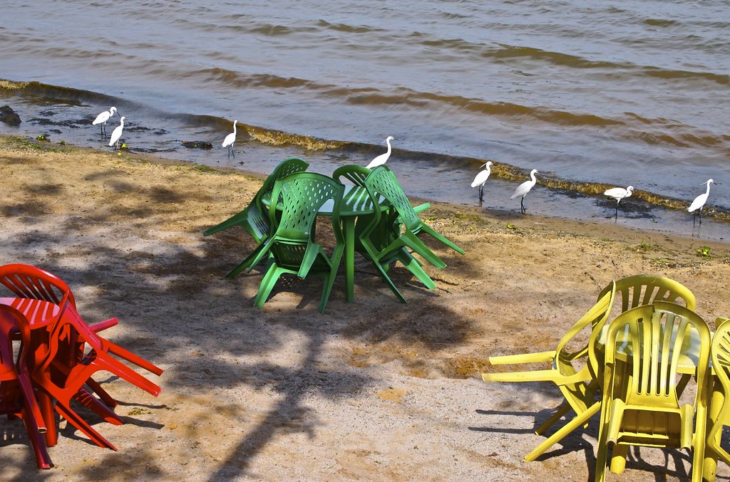 UGANDA Entebbe Lake Victoria Plastic Outdoor Chairs Flickr