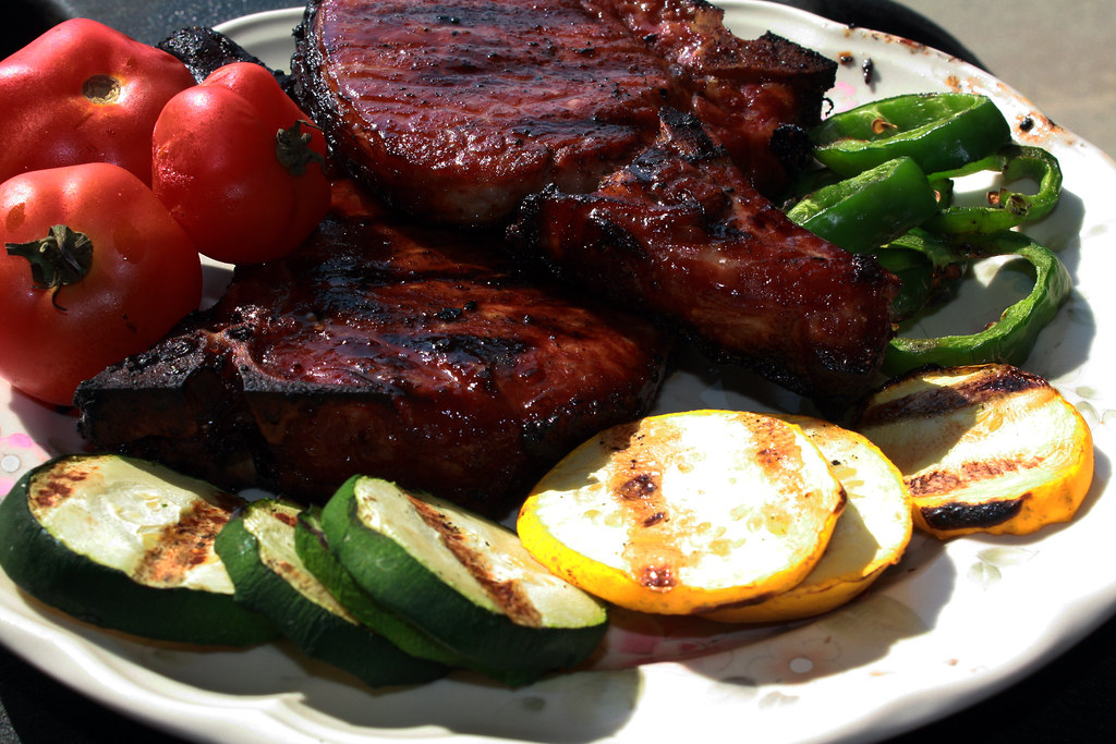 pork chops pork chops marinated overnight with spicy miso … Flickr