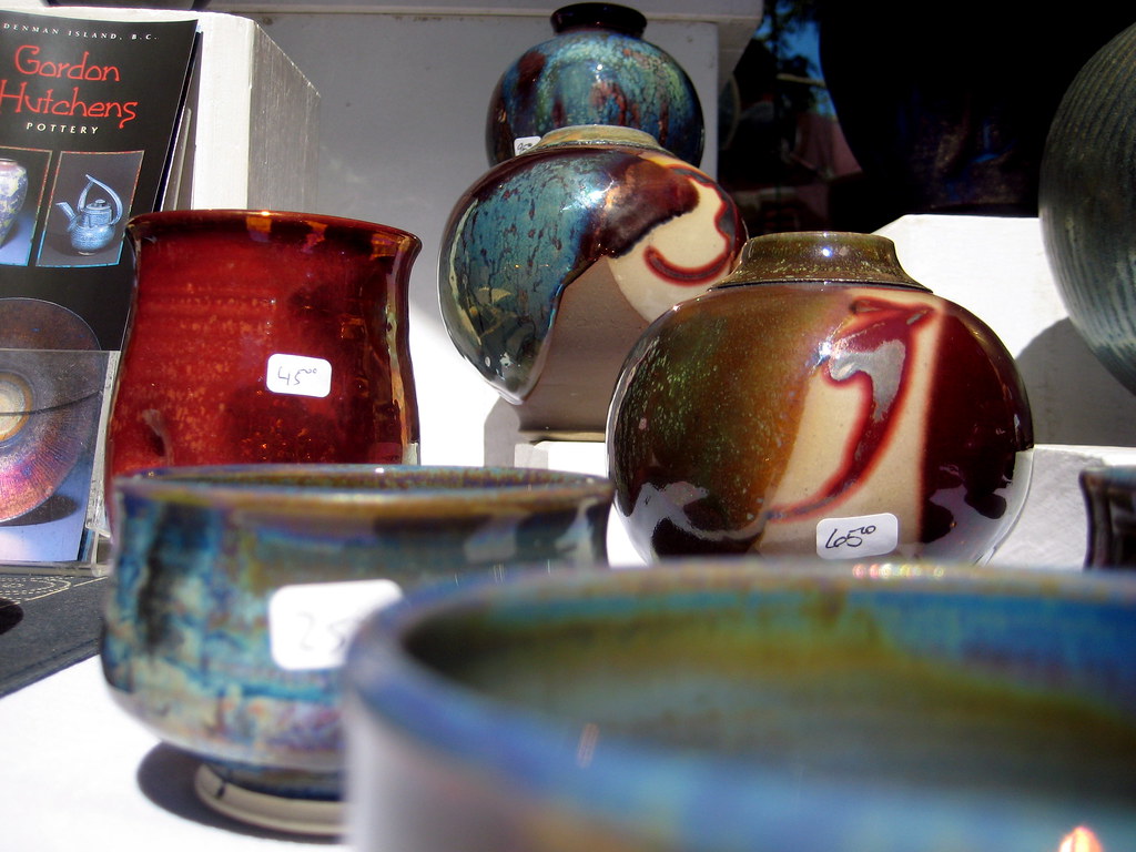 Pots Pottery by Gordon Hutchens of Denman Island, BC. Keira