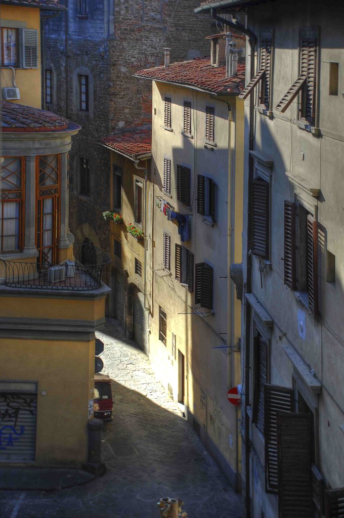 Florence Via Torta corner hdr Taken from the window of our… Flickr