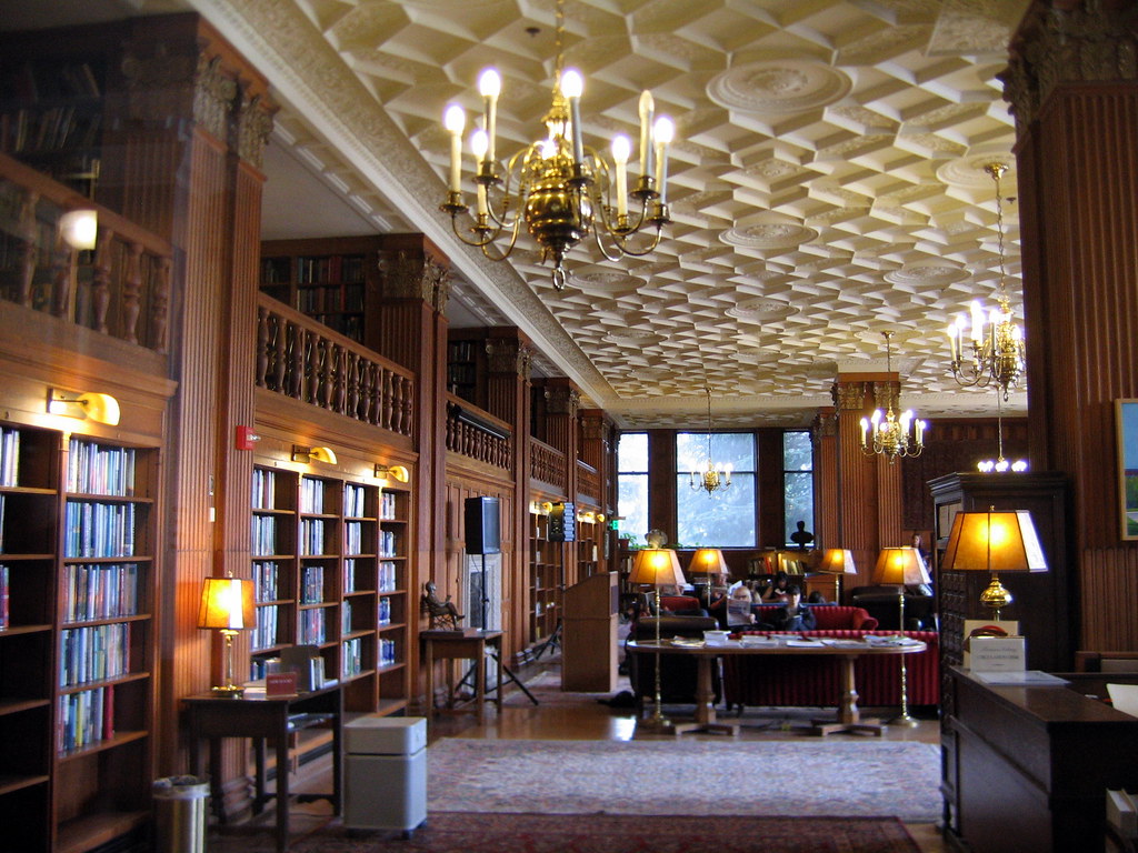 Morrison Library This part of the Doe Library is designed … Flickr