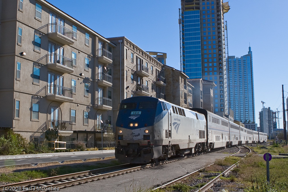 Amtrak arrival in Austin The Texas Eagle arrives from
