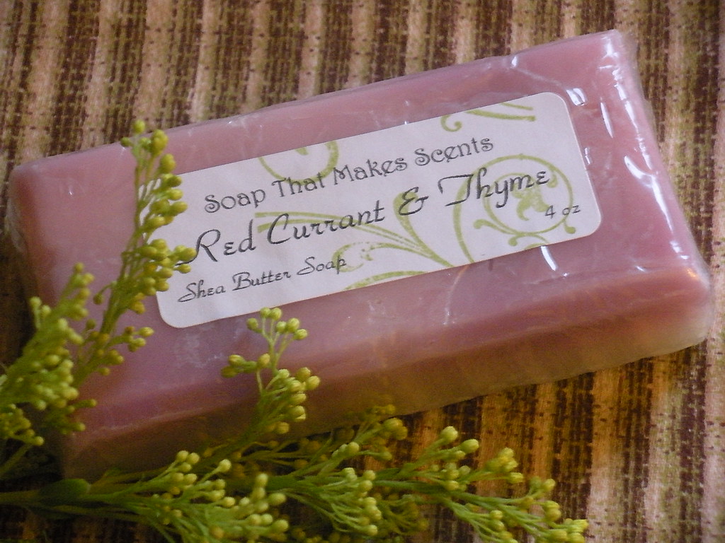 Red Currant and Thyme Tea Handmade Soap by SoapThatMakes… Flickr
