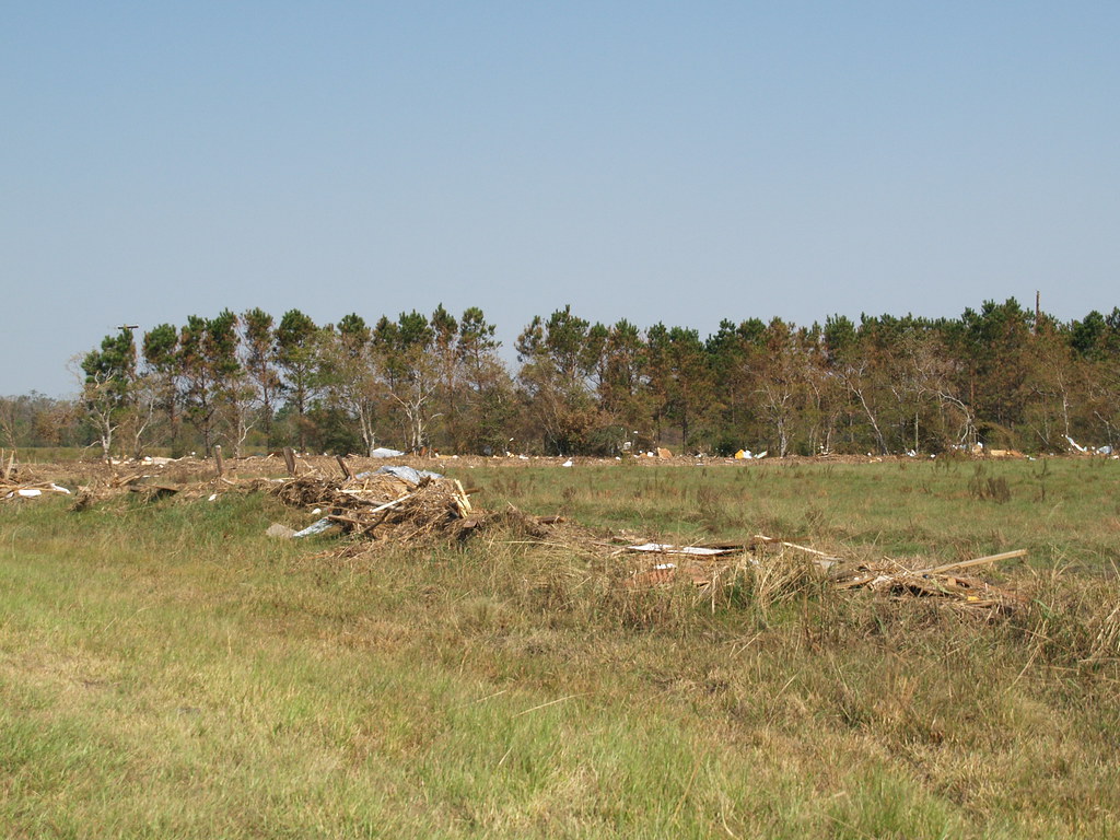 Smith Point Texas and along F.M. 562 road and Town above t… Flickr
