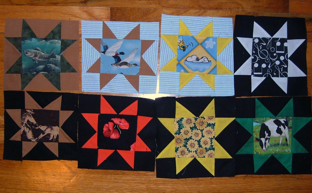 50 States Quilt Blocks from love2teach Part of the 50 Stat… Flickr