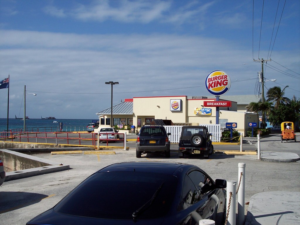 Week 14 016 The Burger King in Grand Cayman Adam Brown
