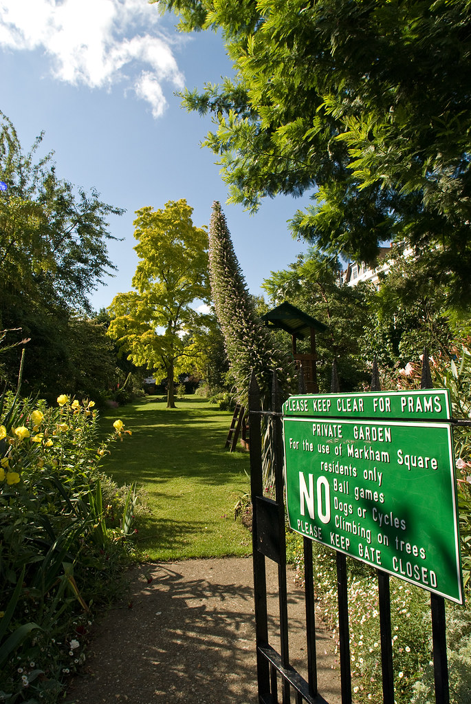Markham Square Gardens The private gardens in the centre o… Flickr