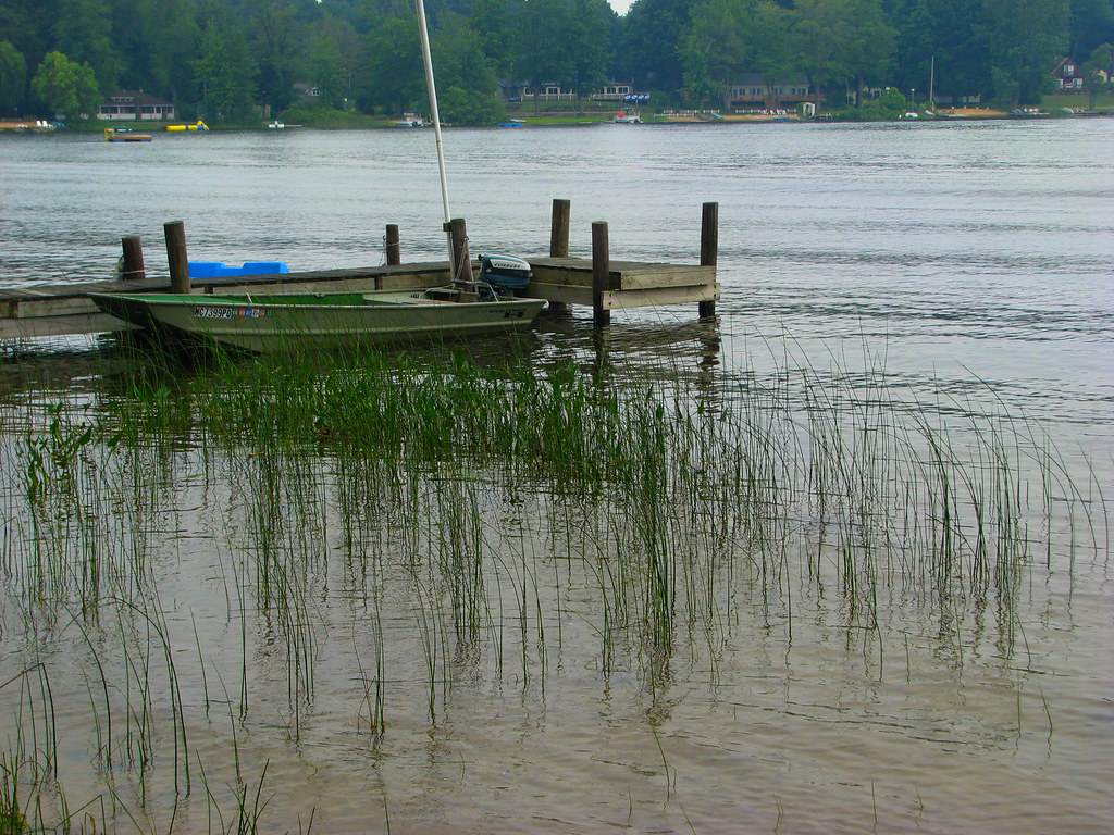 Docked Boat Silver Lake, Grand Junction, MI Middle of nowh… Max Klingensmith Flickr