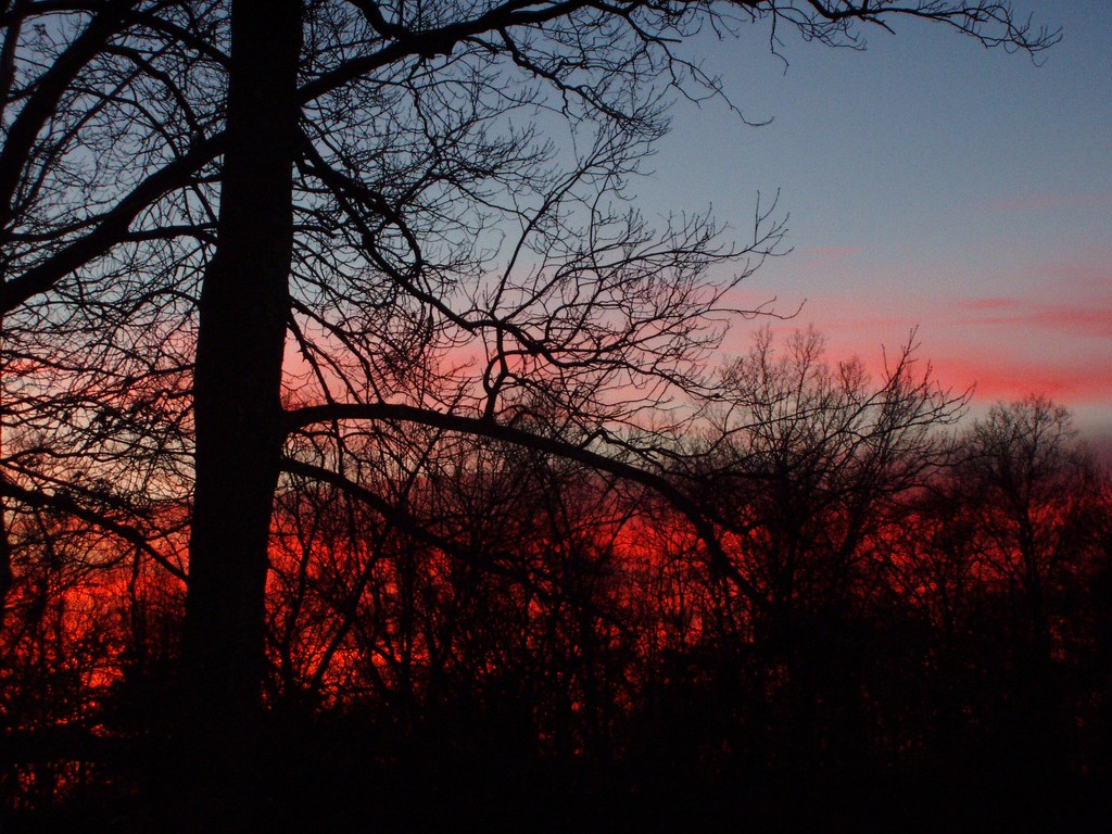 Winter Sunset Fawn Grove, PA Jett Brooks Flickr