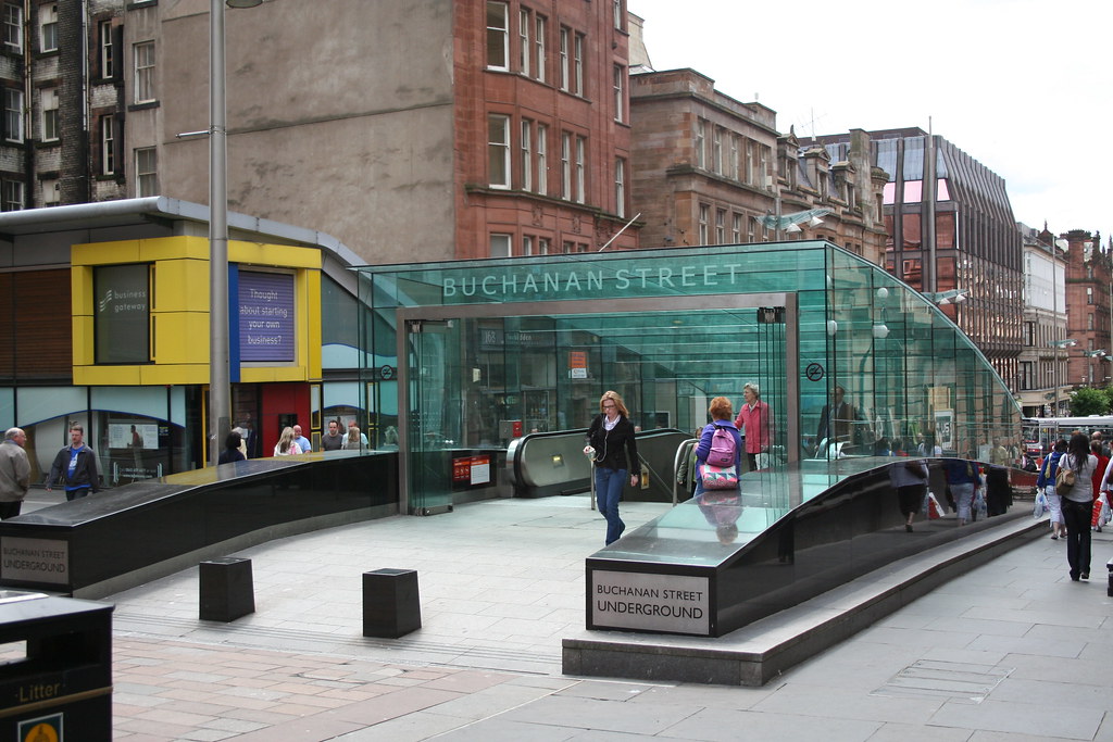 Buchanan Street Subway station Entrance bowroaduk Flickr