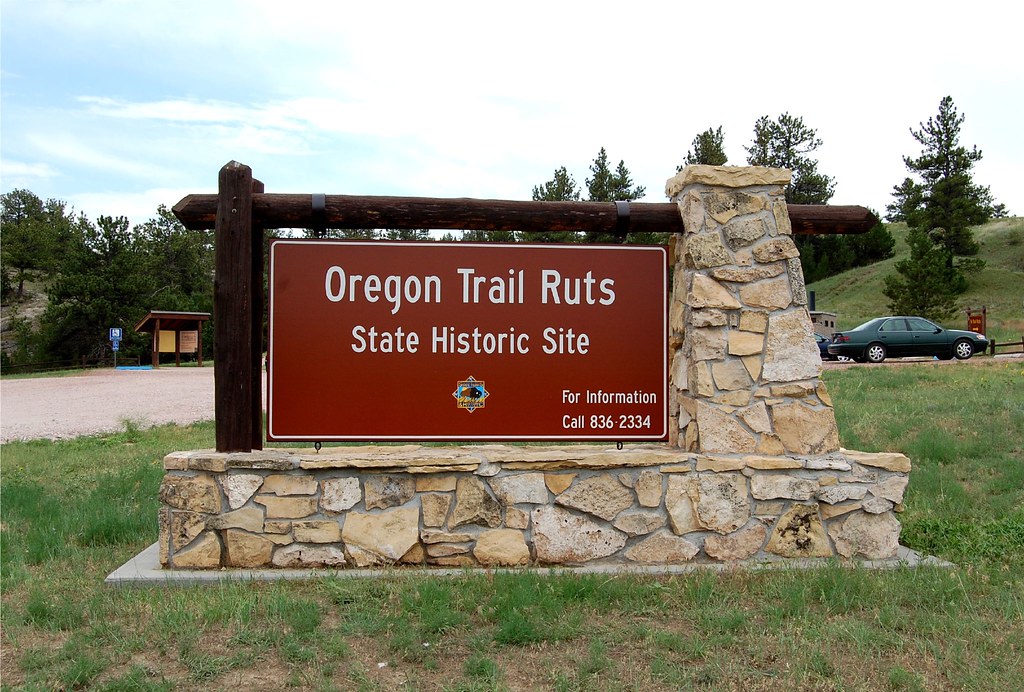Oregon Trail Ruts, Wyoming (WY) Oregon Trail Ruts is a pre… Flickr