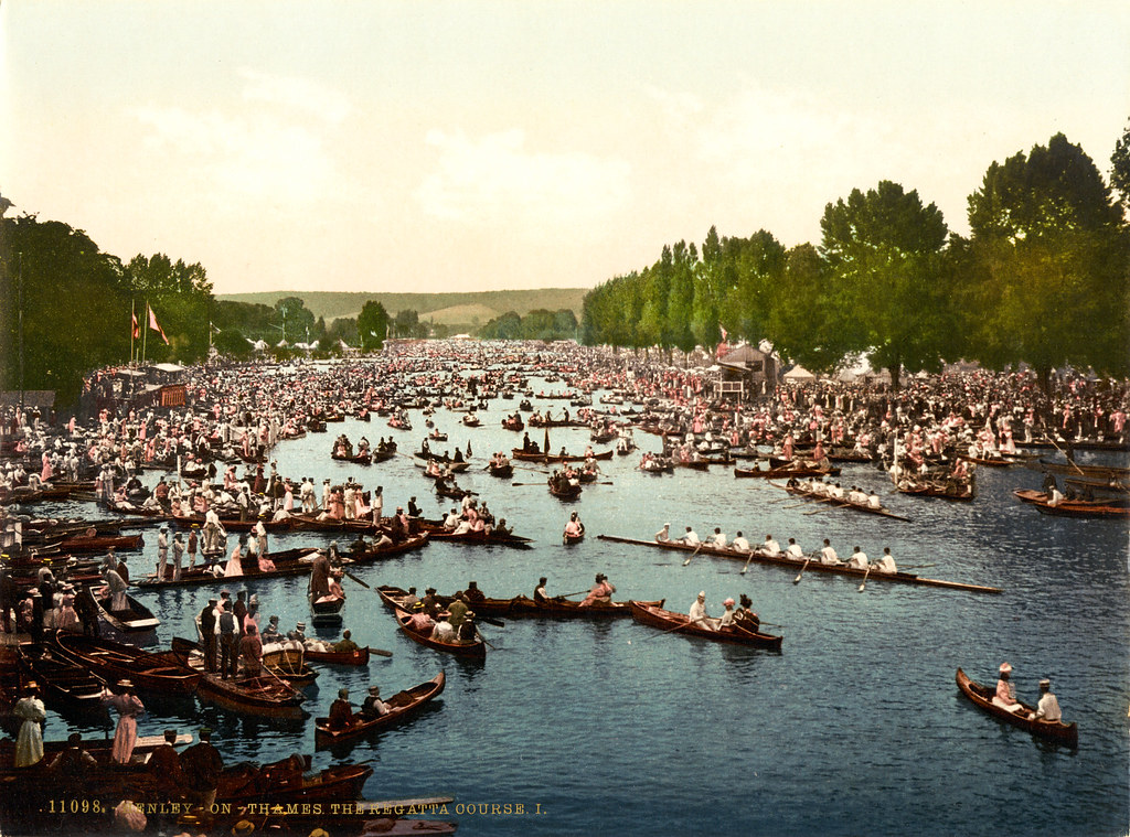 Henley Regatta, HenleyonThames, England, ca. 1895 Flickr