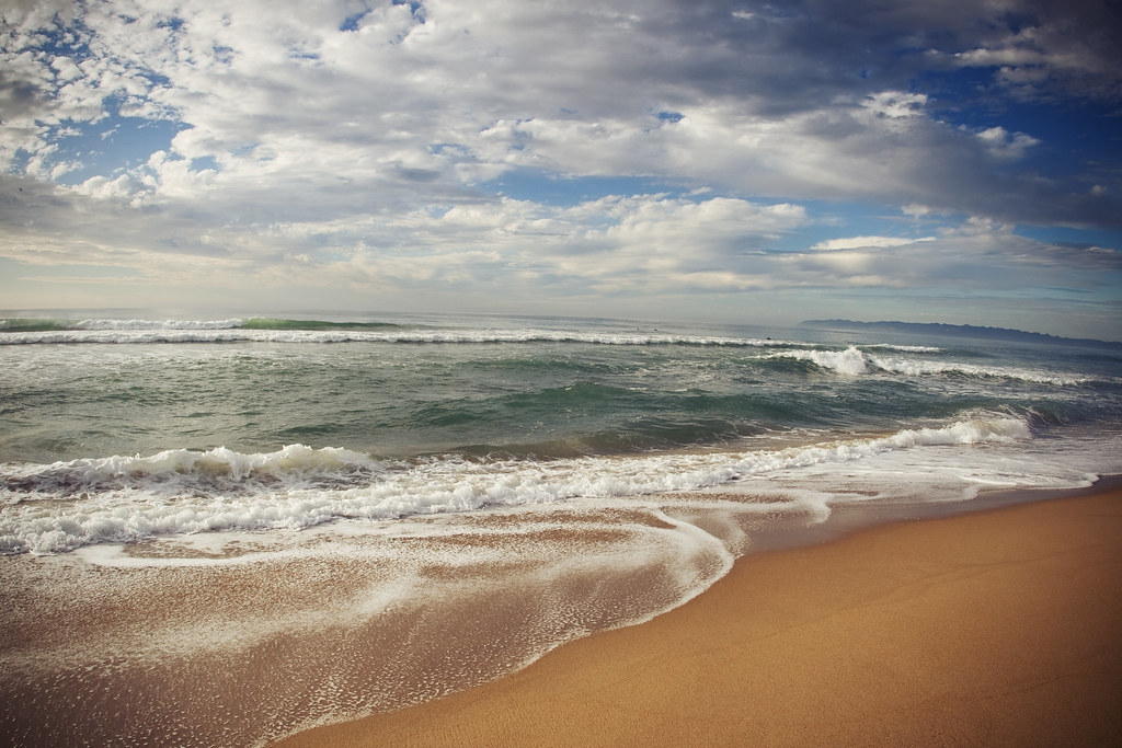 Guadalupe Beach, California. I like how the water in the … Flickr