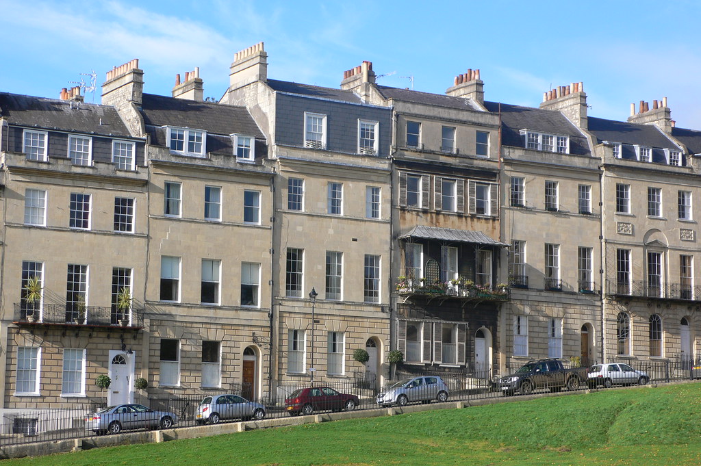 Houses near the Royal Crescent, Bath www.heatheronhertrave… Flickr