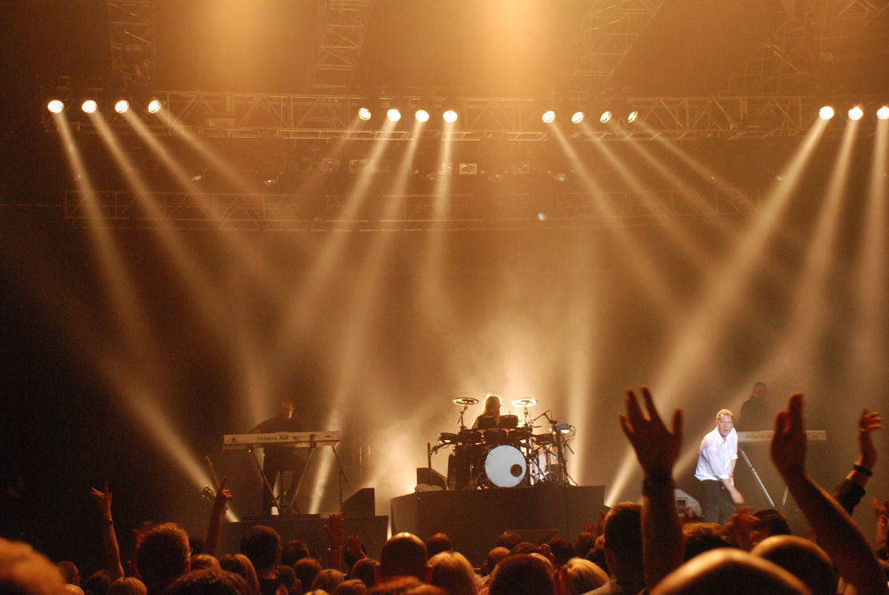OMD in Concert Taken at The Summer Pops at Aintree Pavilli… Flickr