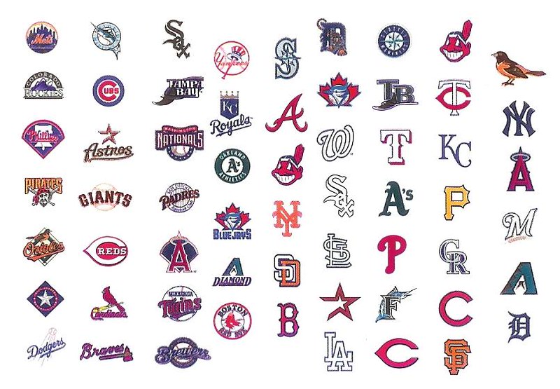 Pro Baseball Team Logos