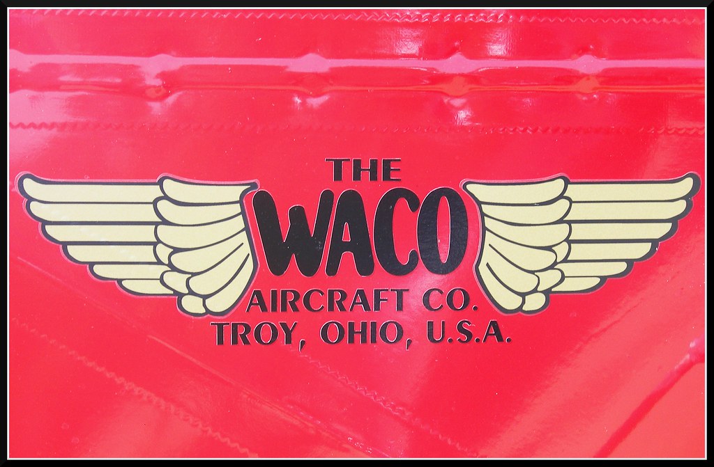 Waco Wings Waco logo on a beautiful old Waco Biplane. Take… Flickr