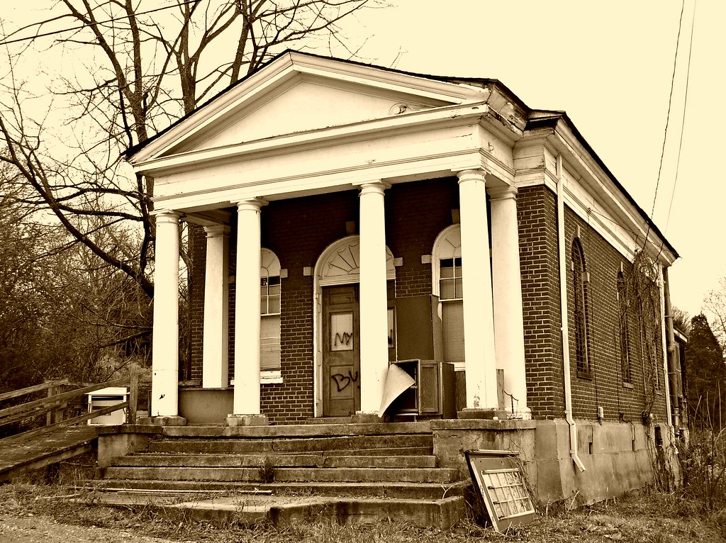 old bank building in Monroe, Virginia a photo on Flickriver