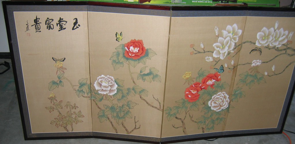 Japanese Water Painting 4 Panel moe92614 Flickr