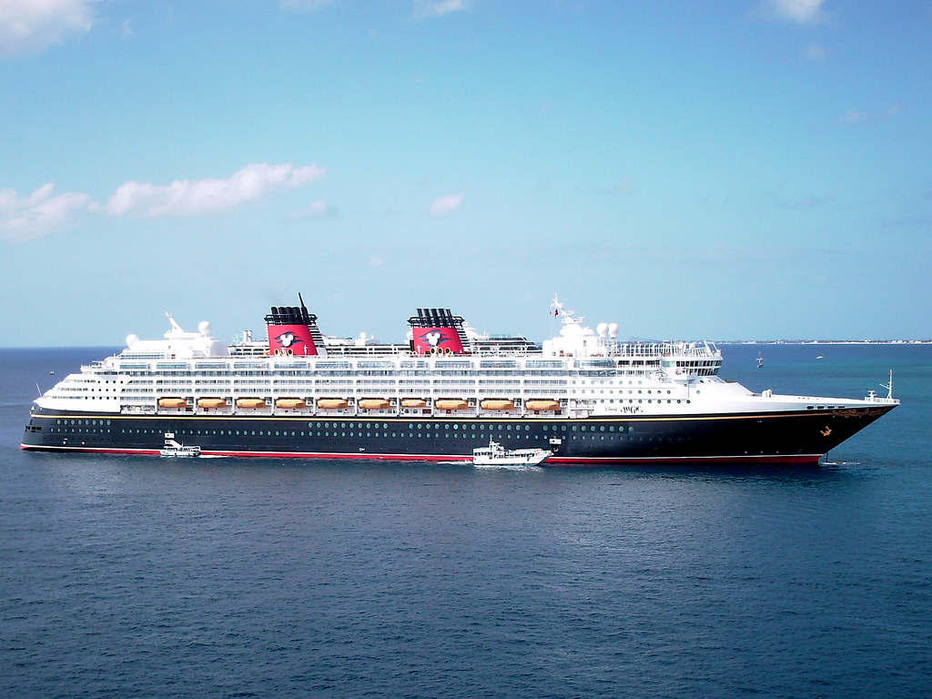 Disney Cruise Parked next to our Carnival ship off the coa… Flickr
