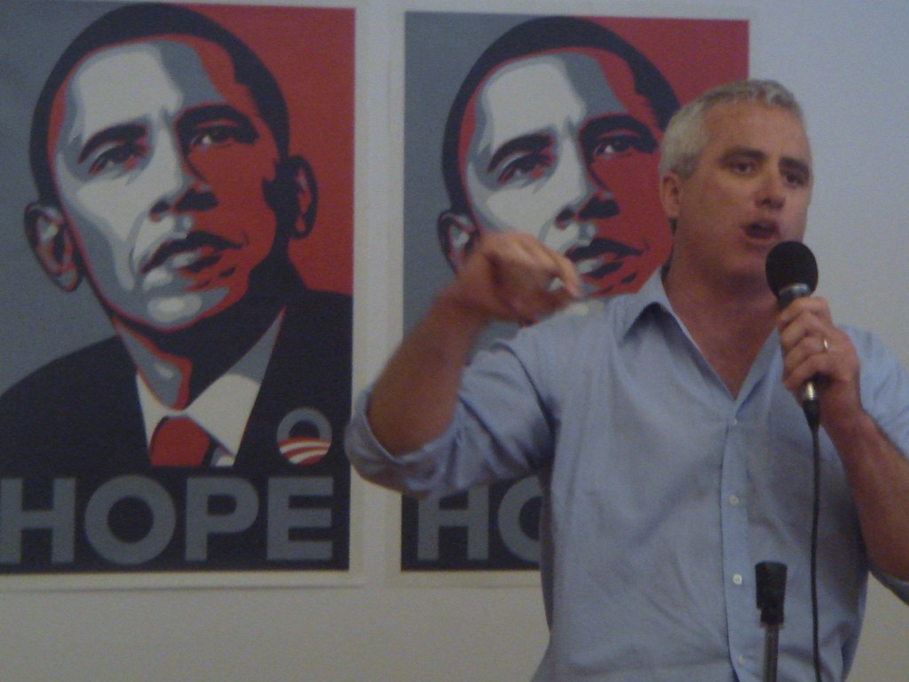 Max Kennedy speaking about Obama Max Kennedy, son of RFK, … Flickr