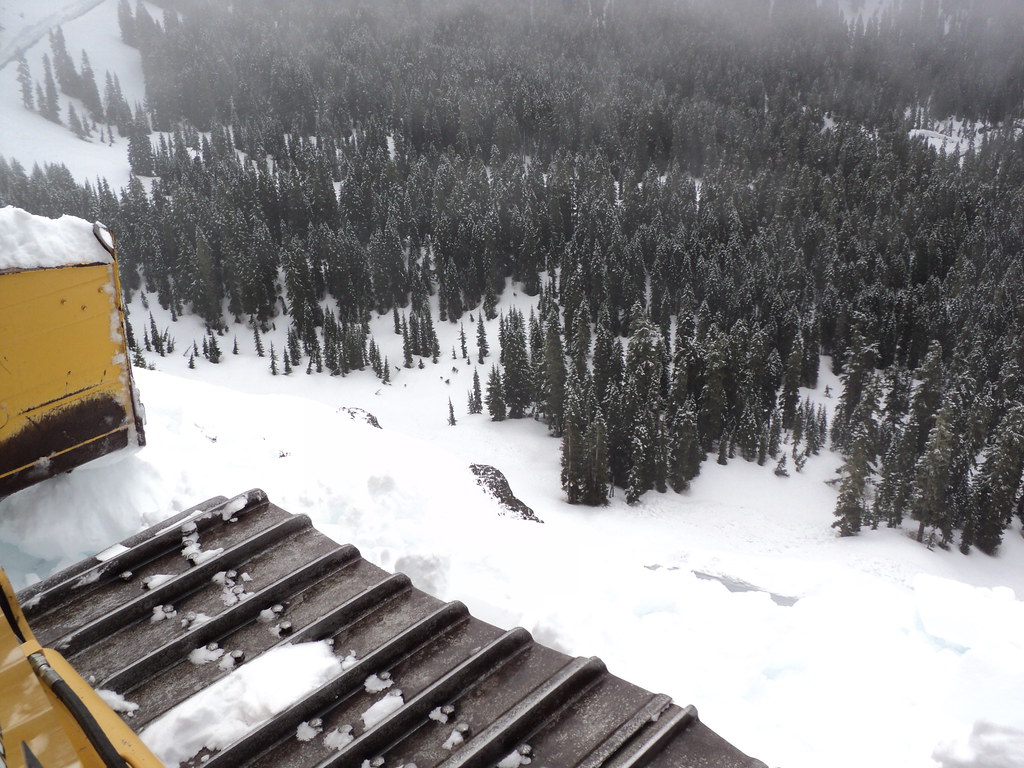 Clearing Chinook Pass A view from the seat of the bulldoze… Flickr
