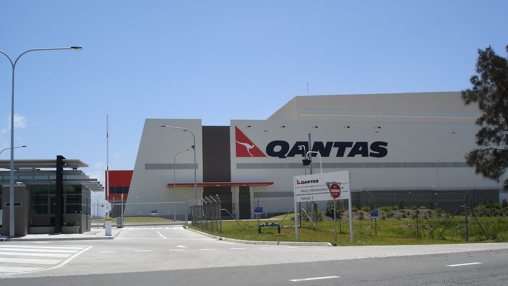 Qantas Heavy Maintenance Hangar 3, Brisbane Airport, Queensland a