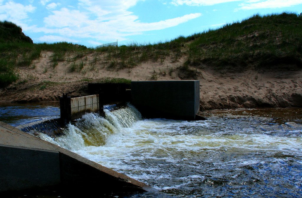 Bass Lake Dam Bass Lake Outlet Pentwater,Michigan Ricepaddy77 Flickr