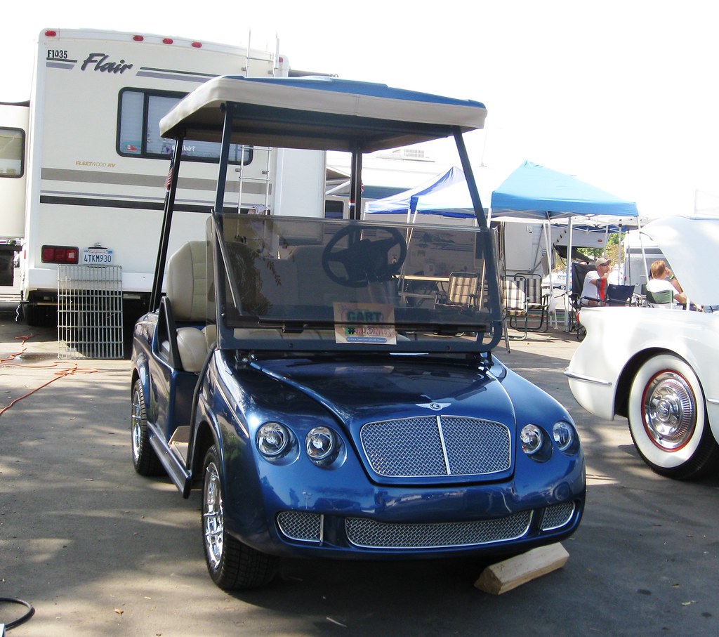 Bentley Golf Cart All electric, seen in Costa Mesa. Stan F Flickr