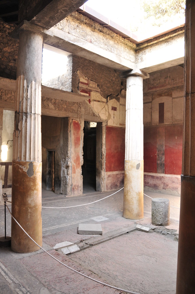 Typical Roman House Pompeii, Italy We are standing in th… Flickr