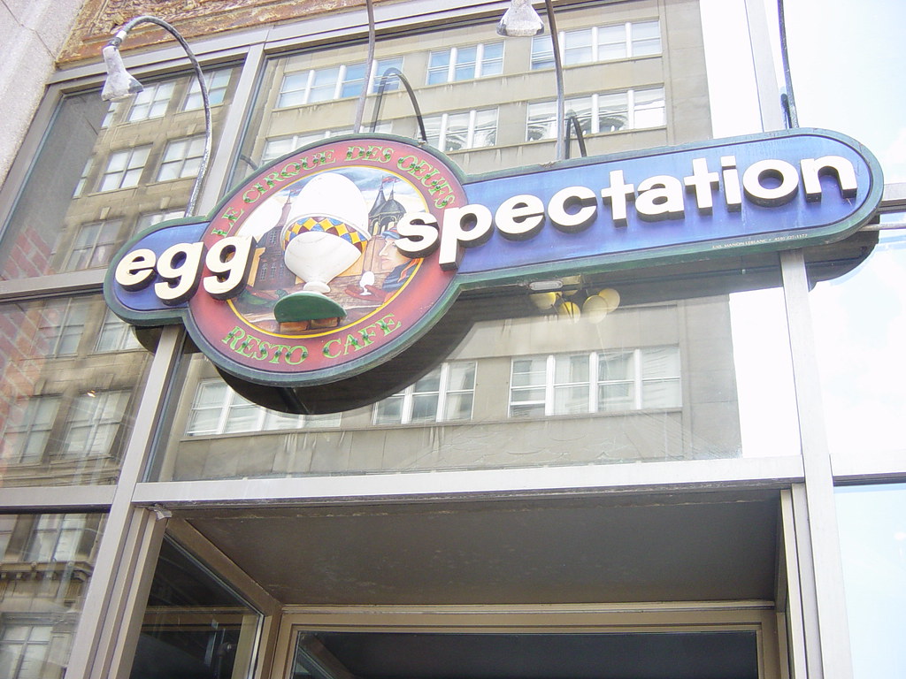 Eggspectation An eggfocused restuarant in Vieux Montréal.… Flickr