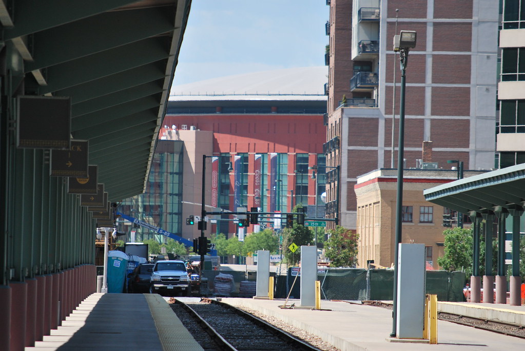 Union Station Denver Zooming in towards the Pepsi Center, … Flickr